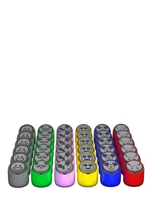 Ok Emojili Motivasyon Kaşesi 22mm Yuvarlak