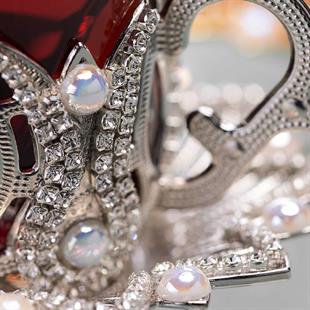 Ahsen Taşlı Çay Seti-Nikel