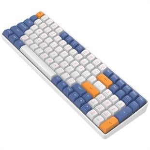 AIGO AI A100 Mavi İngilizce Q Mekanik Klavye Yellow Switch