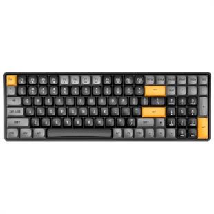 AIGO AI A100 Siyah İngilizce Q Mekanik Klavye Yellow Switch Teknobutik.com'da