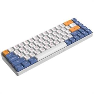 AIGO AI A68 Mavi İngilizce Q Mekanik Klavye Yellow Switch