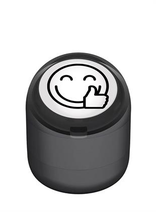 Gülen Emojili Okey Motivasyon Kaşesi 22mm Yuvarlak