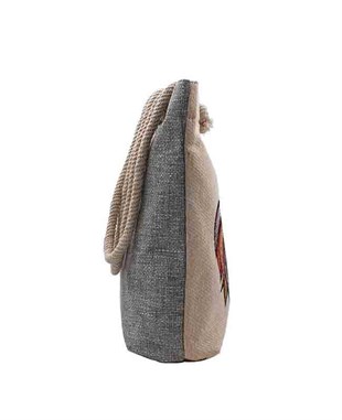 Balık Desenli Goblen Dokuma Heybe Çanta