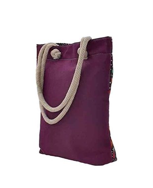 Baykuş Desenli Goblen Dokuma Heybe Çanta