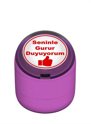 Seninle Gurur Duyuyorum Motivasyon Kaşesi 22mm Yuvarlak