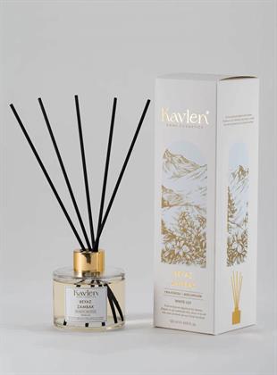 Beyaz Zambak Çubuklu Oda Kokusu 120ml Kavlen