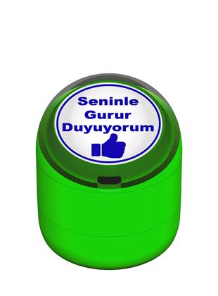 Seninle Gurur Duyuyorum Motivasyon Kaşesi 22mm Yuvarlak