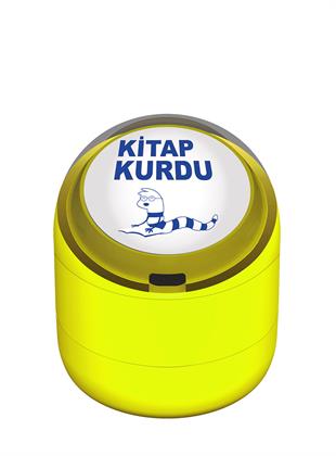 Kitap Kurdu Motivasyon Kaşesi 22mm Yuvarlak