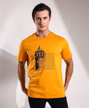 Galata Tower Baskılı Regular Kalıp T-shirt