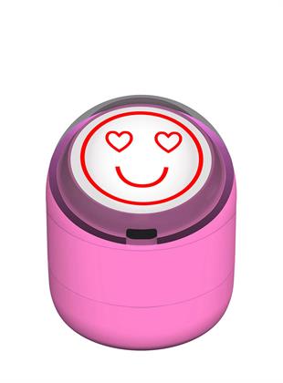 Mutlu Emojili Motivasyon Kaşesi 22mm Yuvarlak