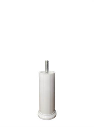 Çap 51mm 10cm Saplama Vidalı Plastik Ayarlı Baza Dolap Ayağı