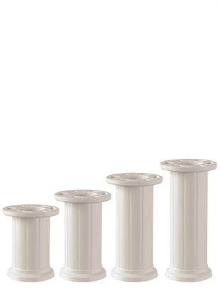 Çap Ø 51mm 6cm Ayarlı Plastik Baza Dolap Ayağı