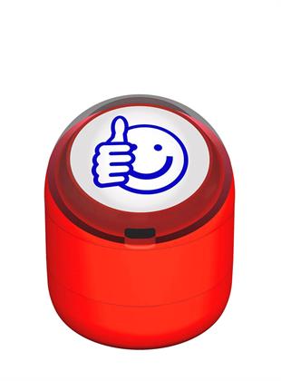 Ok Emojili Motivasyon Kaşesi 22mm Yuvarlak