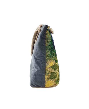 Çiçekler Desenli Goblen Dokum Plaj Çantası