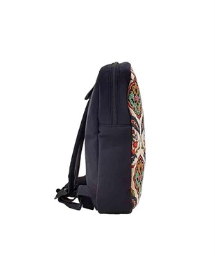 Çini Desenli Goblen Dokuma Sırt Çantası