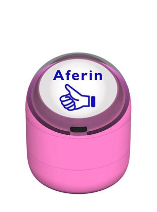 Aferin Motivasyon Flash Kaşe 22mm Yuvarlak