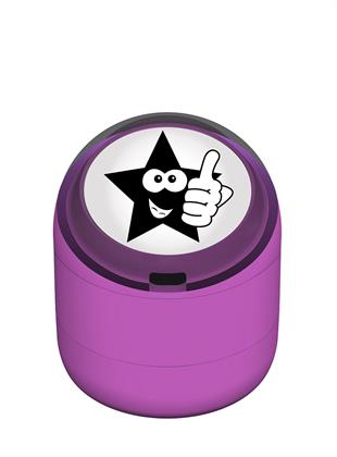 Okey Diyen Şakacı Yıldız Motivasyon Kaşesi 22mm Yuvarlak