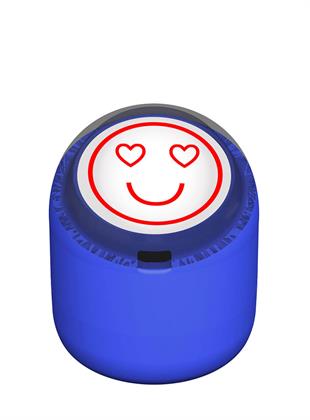 Mutlu Emojili Motivasyon Kaşesi 22mm Yuvarlak