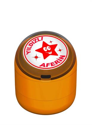 Yıldızlı Aferin Motivasyon Kaşesi 22mm Yuvarlak