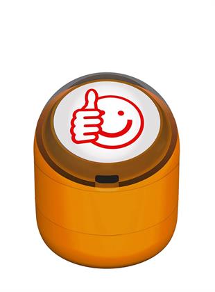 Ok Emojili Motivasyon Kaşesi 22mm Yuvarlak