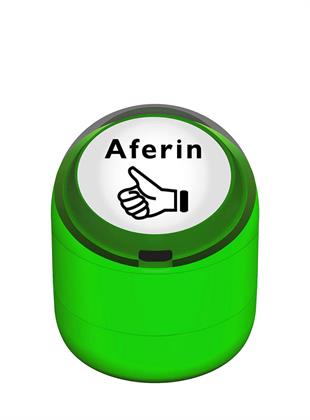 Aferin Motivasyon Flash Kaşe 22mm Yuvarlak