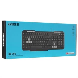 Everest KB-700 Siyah USB Q Multimedia Klavye