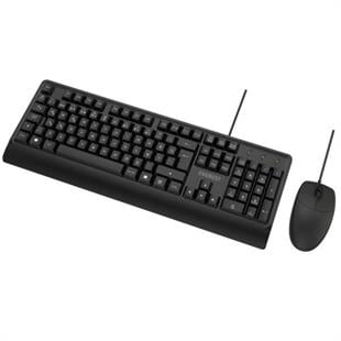 Everest KM-619 Siyah Usb Q Kablolu Klavye + Mouse Set