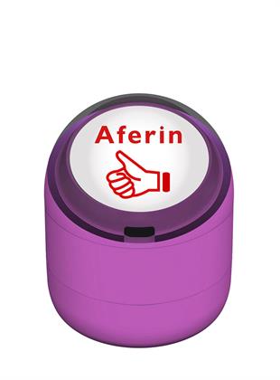 Aferin Motivasyon Flash Kaşe 22mm Yuvarlak