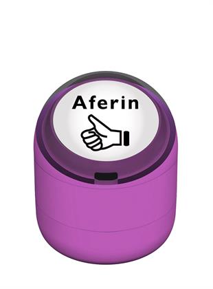 Aferin Motivasyon Flash Kaşe 22mm Yuvarlak