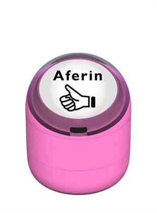 Aferin Motivasyon Flash Kaşe 22mm Yuvarlak