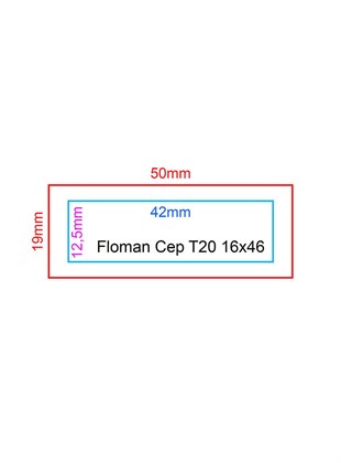 Floman Gri T-20 Flash Cep Kaşesi 16x46mm
