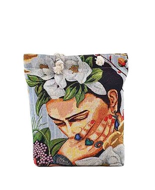 Frd Desenli Goblen Dokuma Heybe Çanta