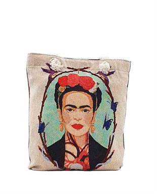 Frd Desenli Goblen Dokuma Heybe Çanta