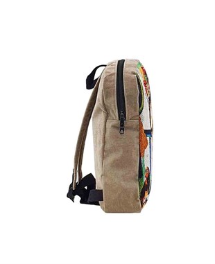 Frda Desenli Goblen Dokuma Sırt Çantası