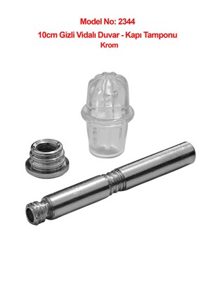Gizli Vidalı 10cm Duvar veya Kapı Tamponu Stoperi