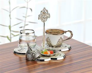 Gümüş Renk Damat Tekli Sunum Takımı Teknobutik.com'da
