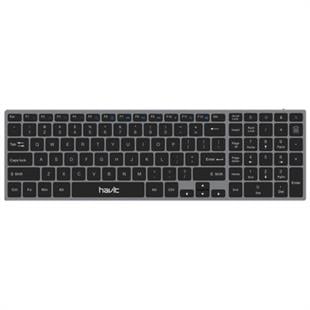 Havit KB263BT Kablosuz Bluetooth Klavye Uzay Grisi Teknobutik.com'da