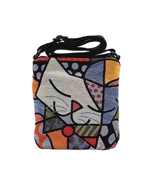 Hello Kitty Desenli Goblen Dokuma Postacı Çantası