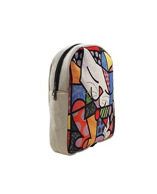 Hello Kitty Desenli Goblen Dokuma Sırt Çantası