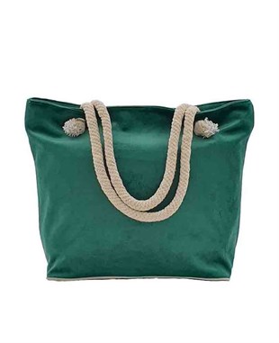 Kadın ve Güneş Mandala Goblen Dokuma Plaj Çantası