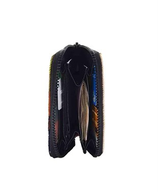 Kilim Desenli Goblen Dokuma  El ve Para Cüzdanı