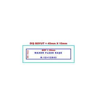 Kıyafet Kaşesi Siyah Maxor K-12 13x43