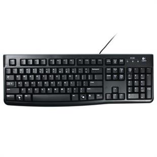 Logitech K120 Q Kablolu Klavye USB Siyah 920-002505 Teknobutik.com'da