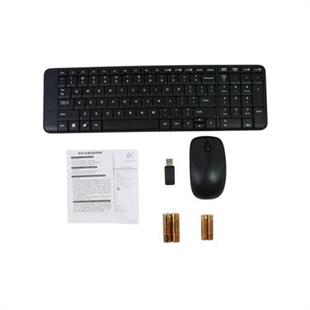 Logitech MK220 Kablosuz Klavye Mouse Set Siyah 920-003163 Teknobutik.com'da