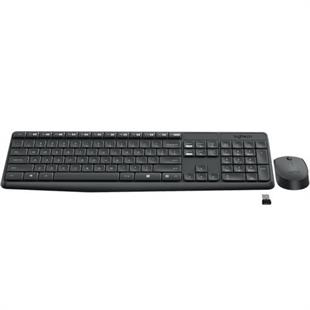 Logitech MK235 Klavye Mouse Kablosuz Siyah 920-007925