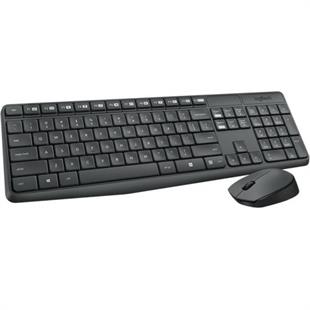 Logitech MK235 Klavye Mouse Kablosuz Siyah 920-007925
