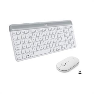 Logitech MK470 Klavye Mouse Kablosuz Beyaz 920-009436