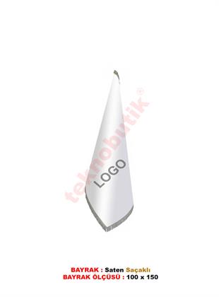 Makam Bayrağı Saçaklı Özel Baskılı Krom 100x150