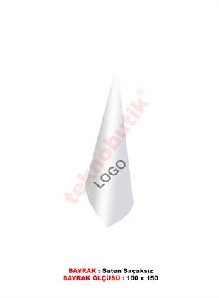 Makam Bayrağı Saçaksız Özel Baskılı Gold 100x150