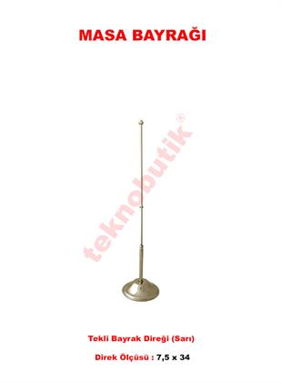 Masa Bayrağı Tekli Takım Özel Baskılı veya Ulus Bayraklı
